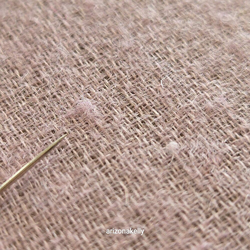 Lavender Cashmere Scarf Lightweight Diamond Weave - Picture 10 of 13